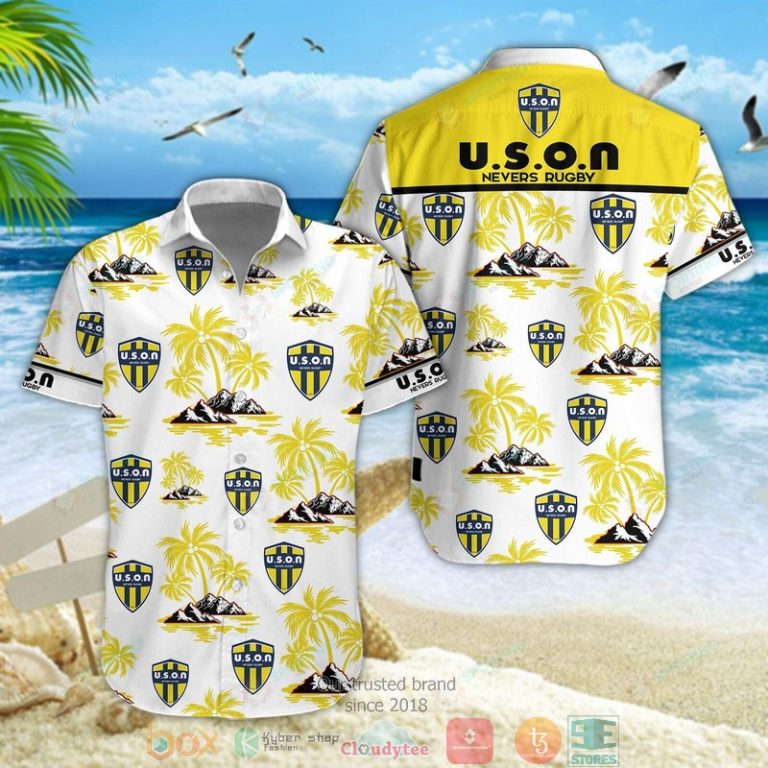 USON Nevers Hawaiian shirt short