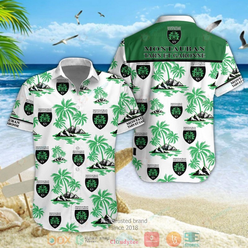 US Montauban Hawaiian shirt short