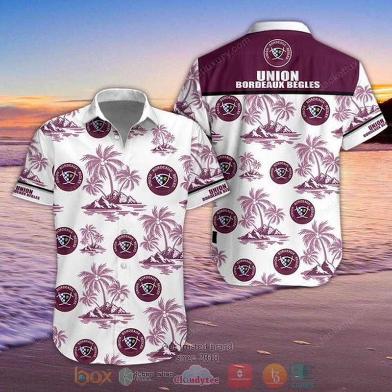 Union Bordeaux Begles Hawaiian Shirt Shorts