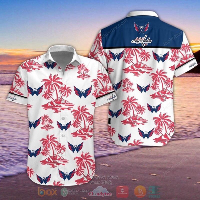 Washington Capitals Hawaiian Shirt Shorts