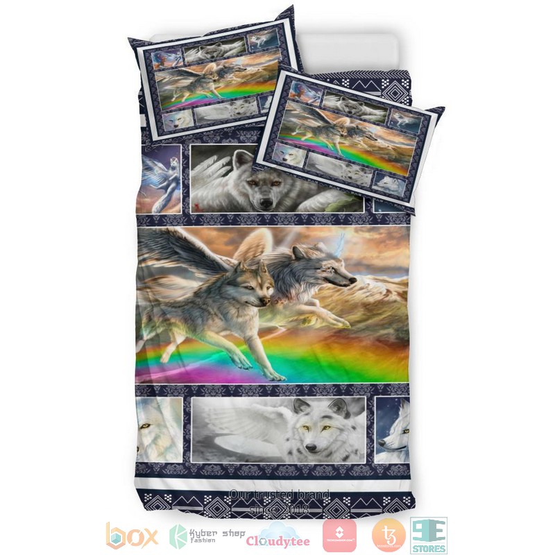 Wolf With Wings Art Bedding Set 1