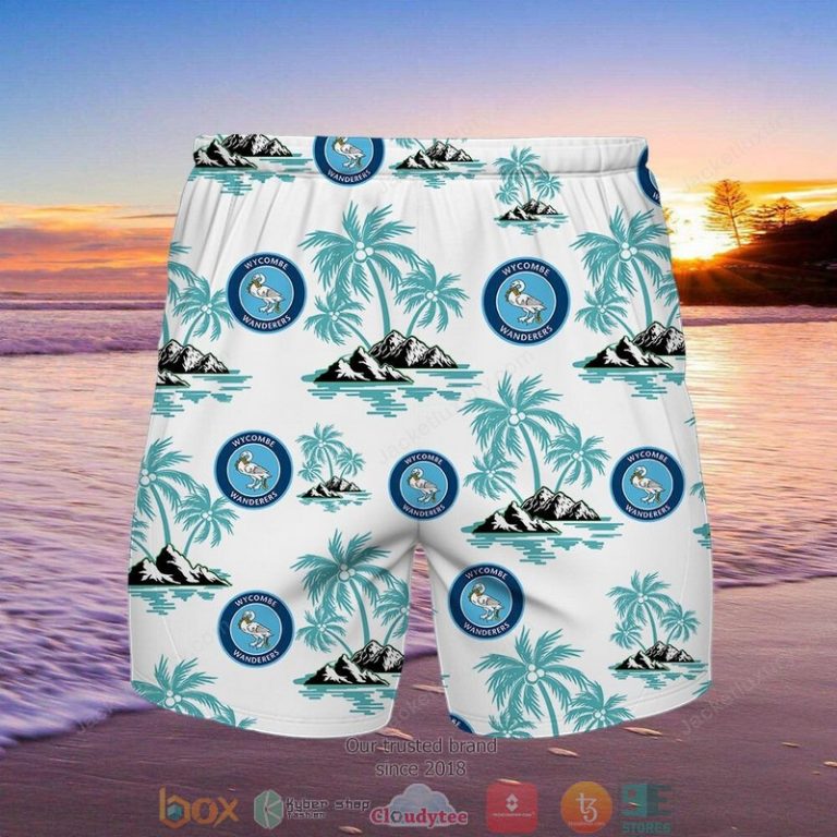 Wycombe Wanderers Hawaiian shirt short 1