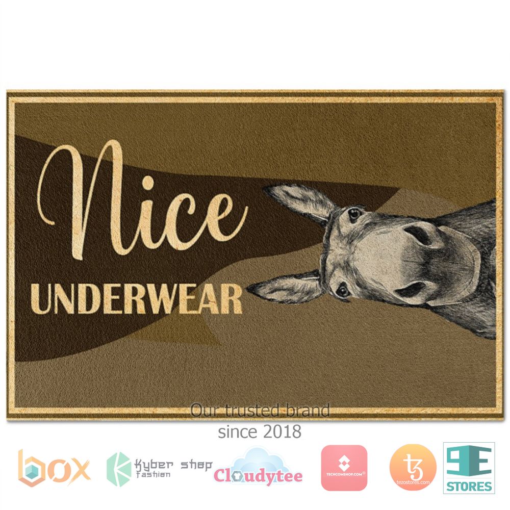 donkey nice underwear doormat 1