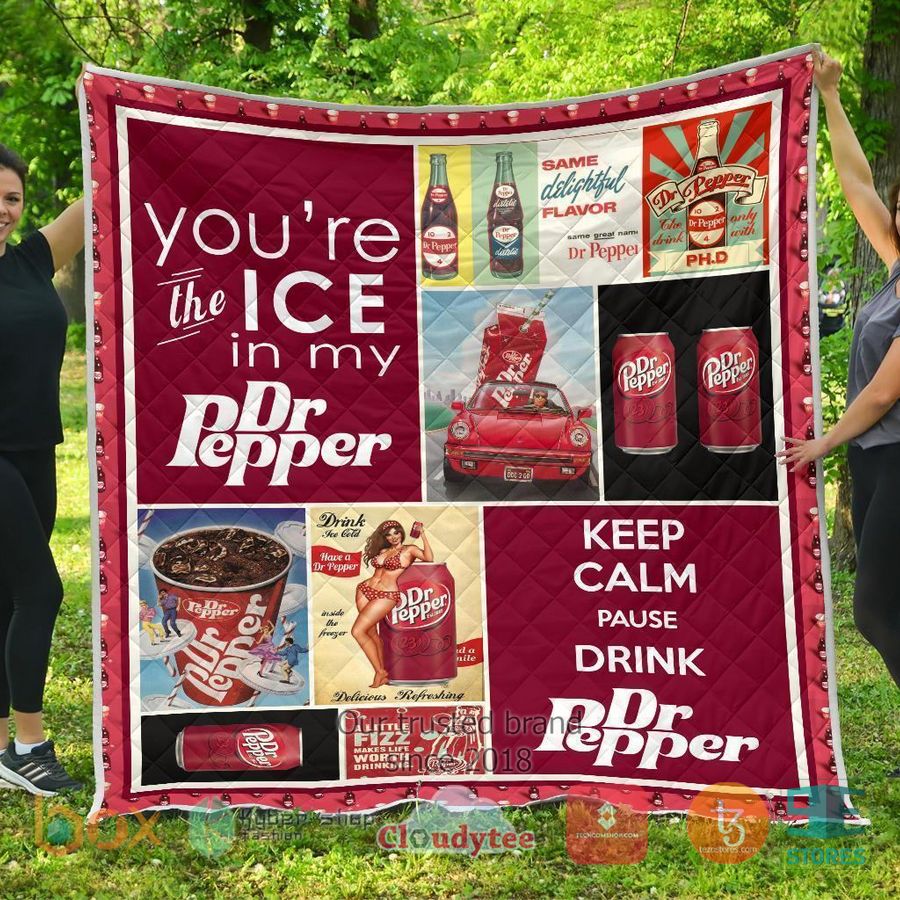 dr peeper soft drink quilt blanket 1 89699