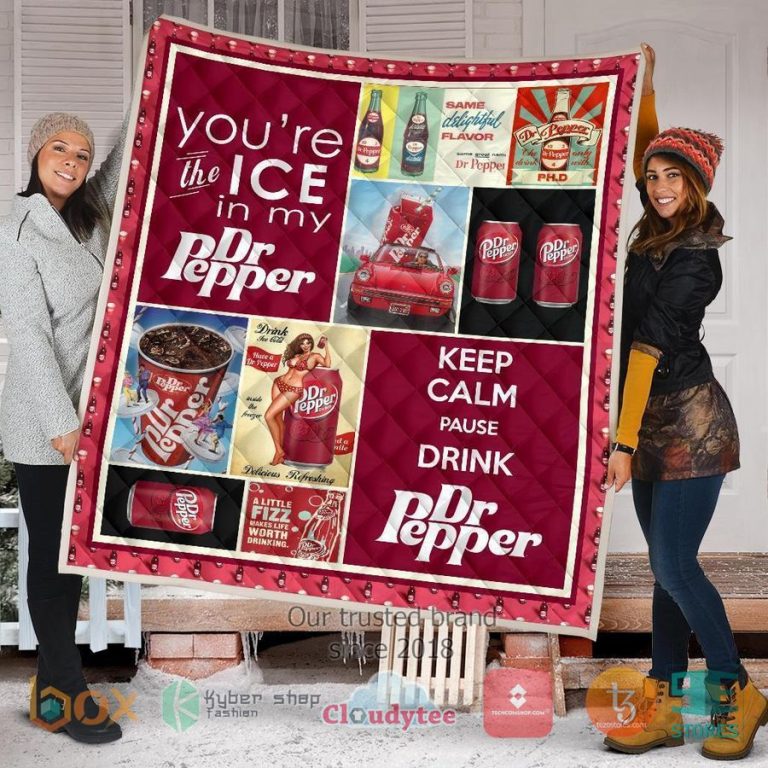 dr peeper soft drink quilt blanket 2 24797