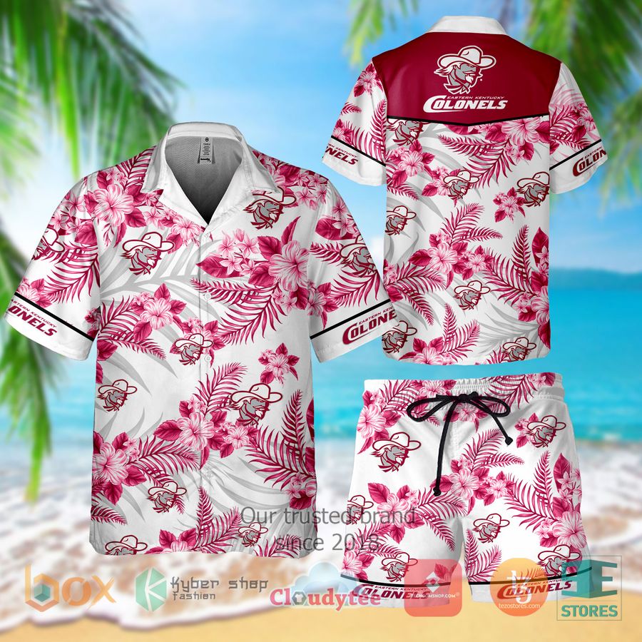 eastern ky colonels hawaiian shirt shorts 1 29313