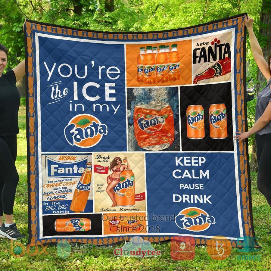 fanta soft drink quilt blanket 1 54393