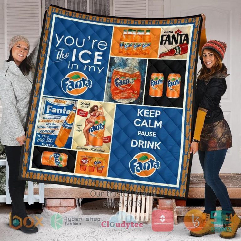 fanta soft drink quilt blanket 2 57487