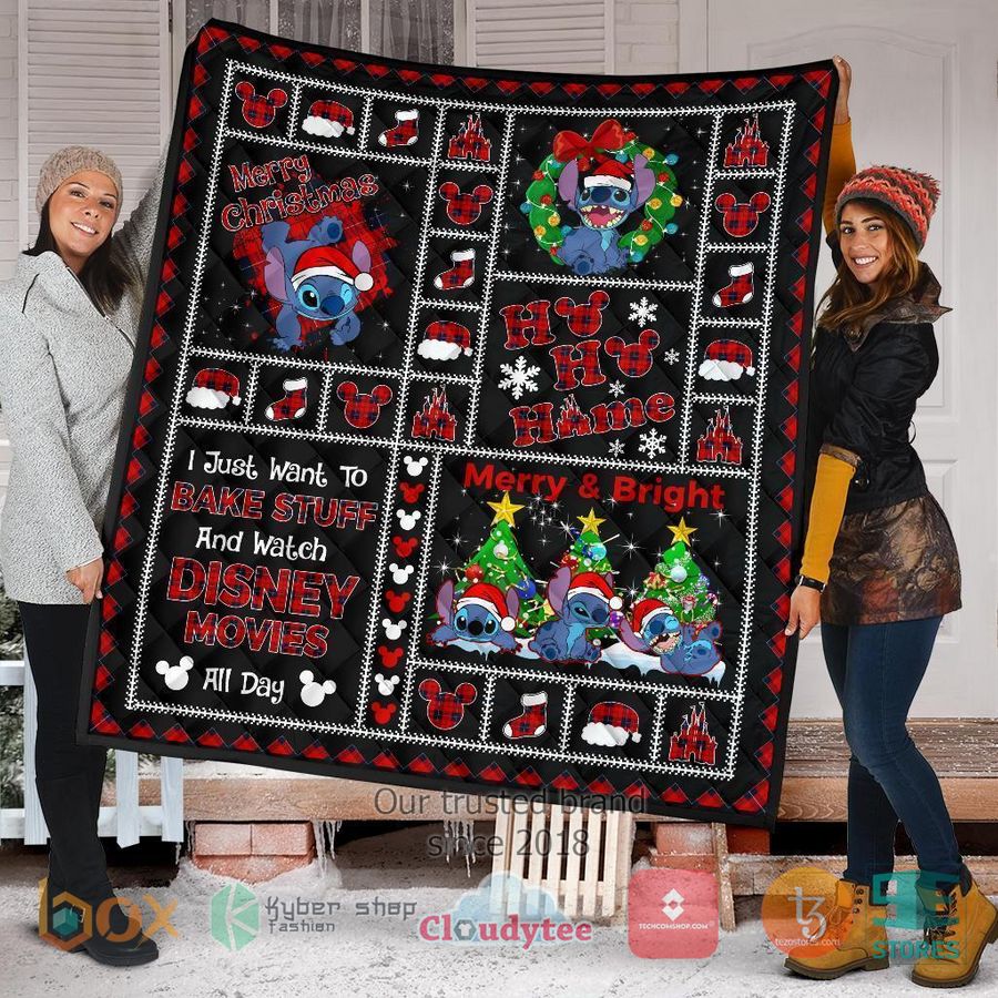 merry christmas stitch quilt blanket 1 29065