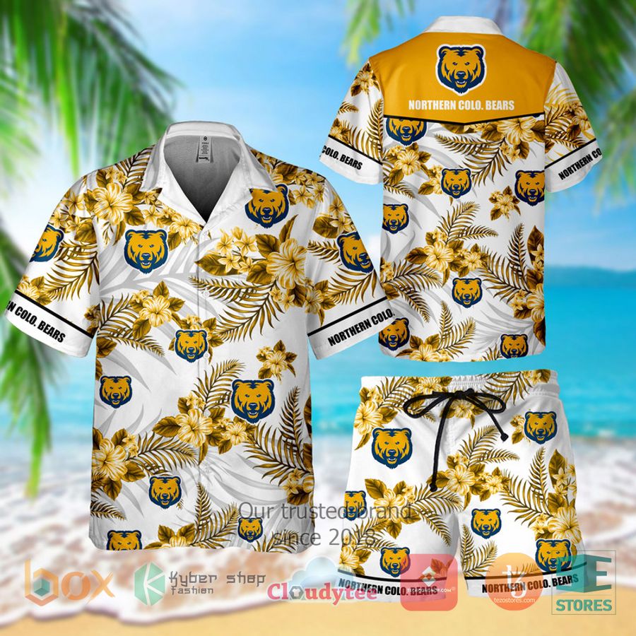 northern colo bears hawaiian shirt shorts 1 48325