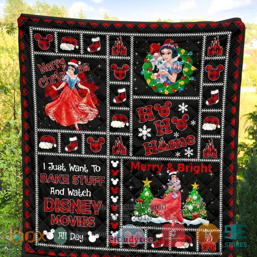princess snow white christmas quilt blanket 1 45617