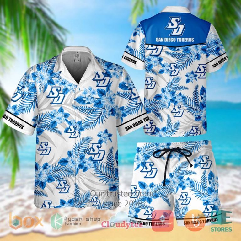 san diego toreros hawaiian shirt shorts 1 99249