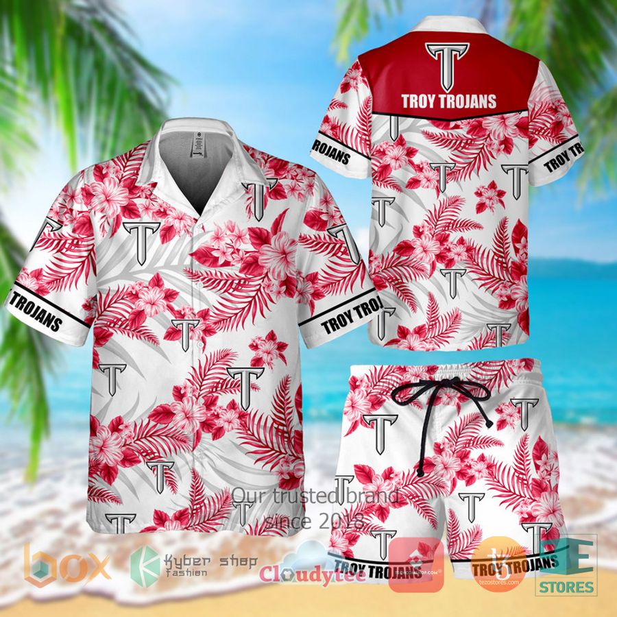 troy trojans hawaiian shirt shorts 1 3278