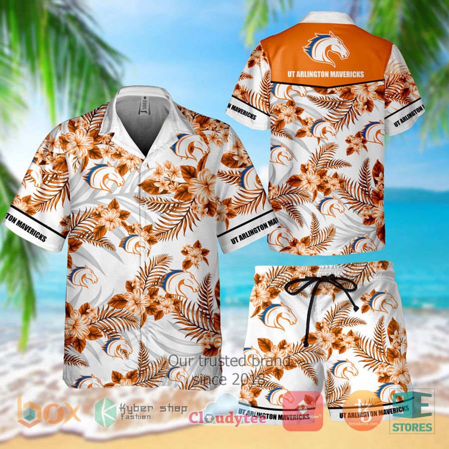 ut arlington mavericks hawaiian shirt shorts 1 482