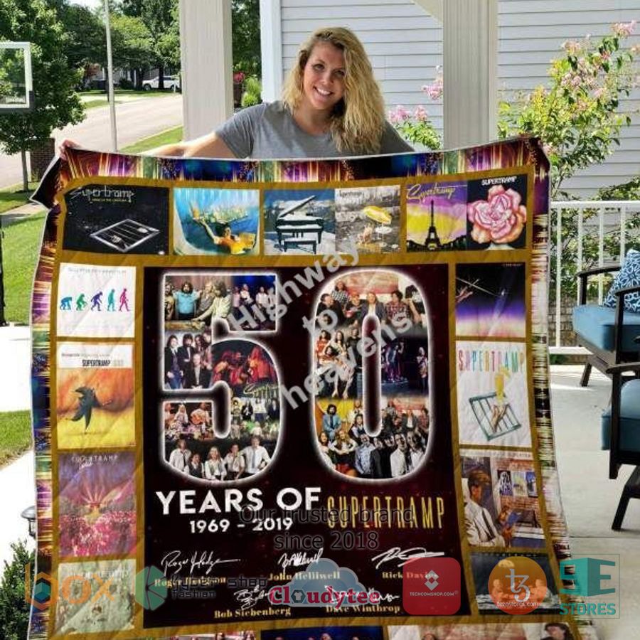 50 years of supertramp band quilt 1 57258