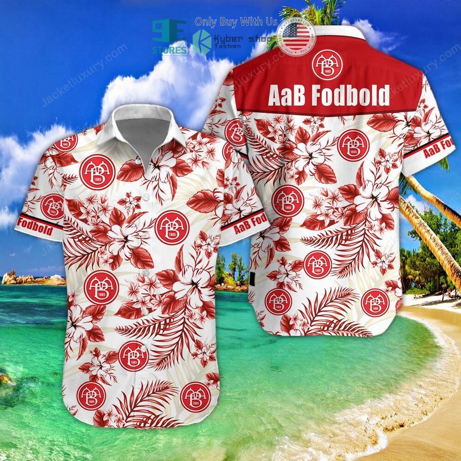 aab fodbold red hawaii shirt shorts 1 36658