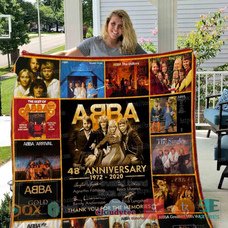 abba 48th anniversarry thank you for the memories quilt 1 78530