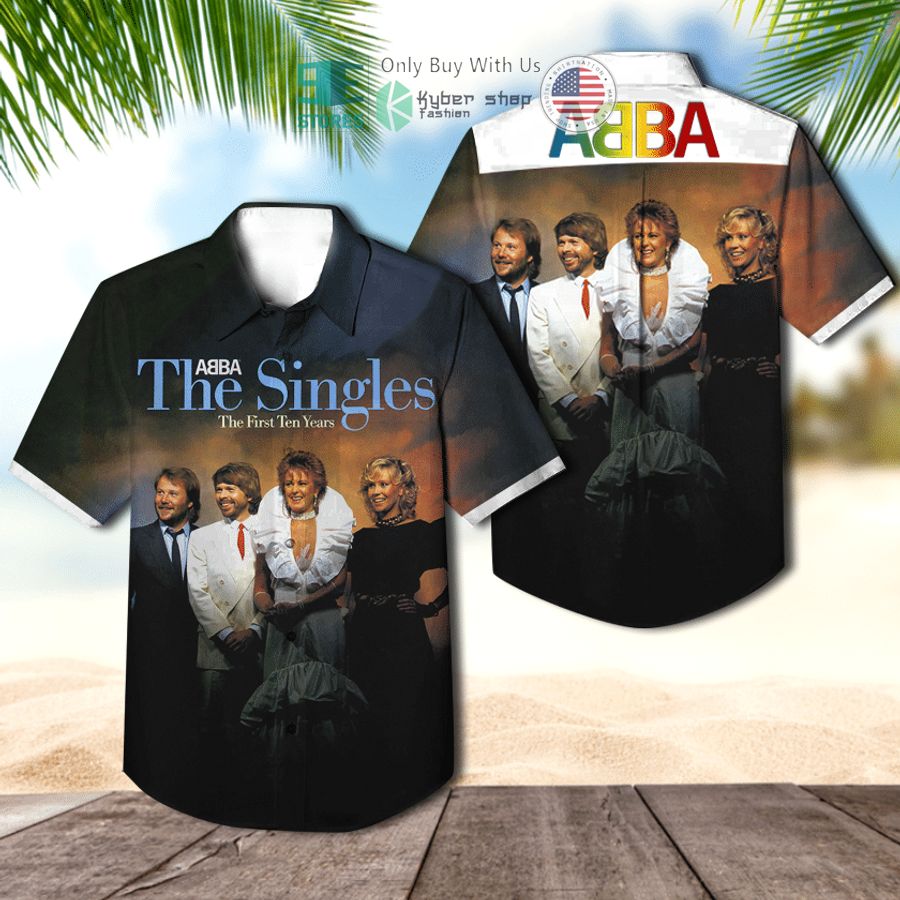 abba the singles album hawaiian shirt 1 55043