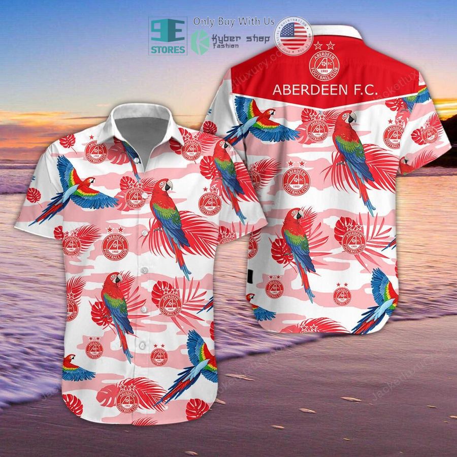 aberdeen football club parrot hawaii shirt shorts 1 22574