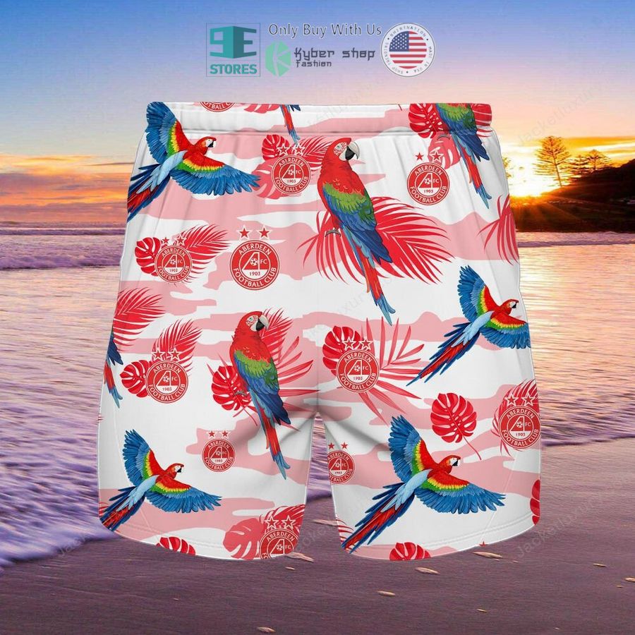 aberdeen football club parrot hawaii shirt shorts 2 99952