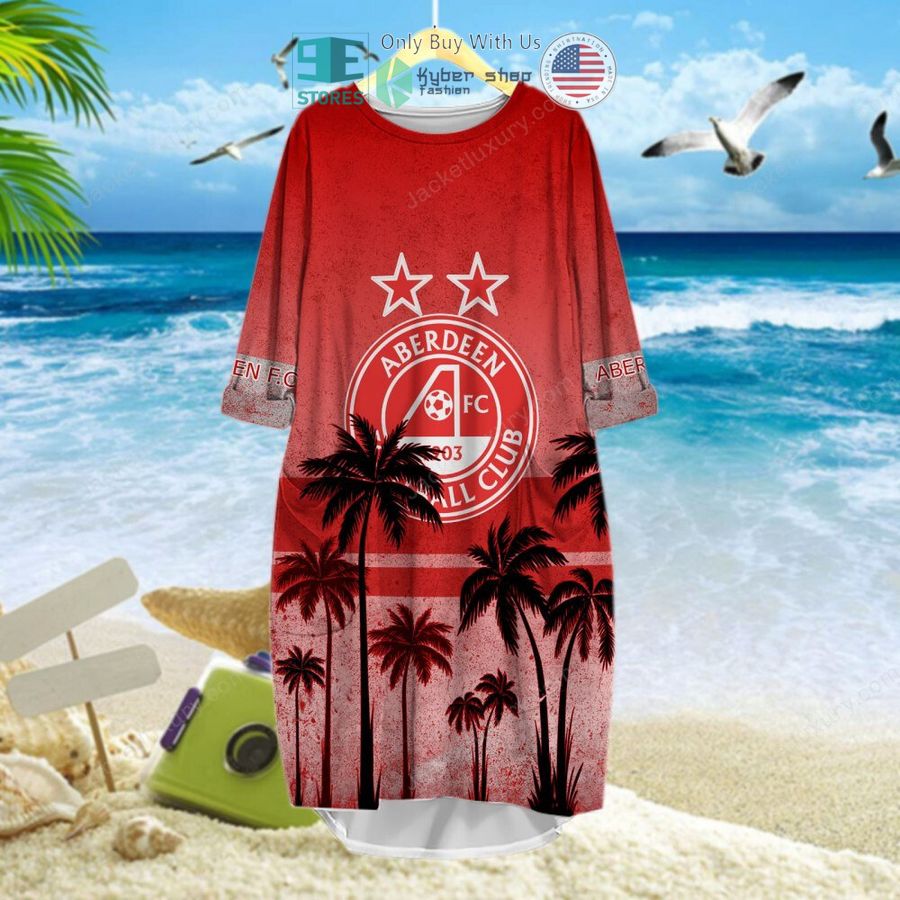 aberdeen football club red hawaii shirt shorts 17 75817