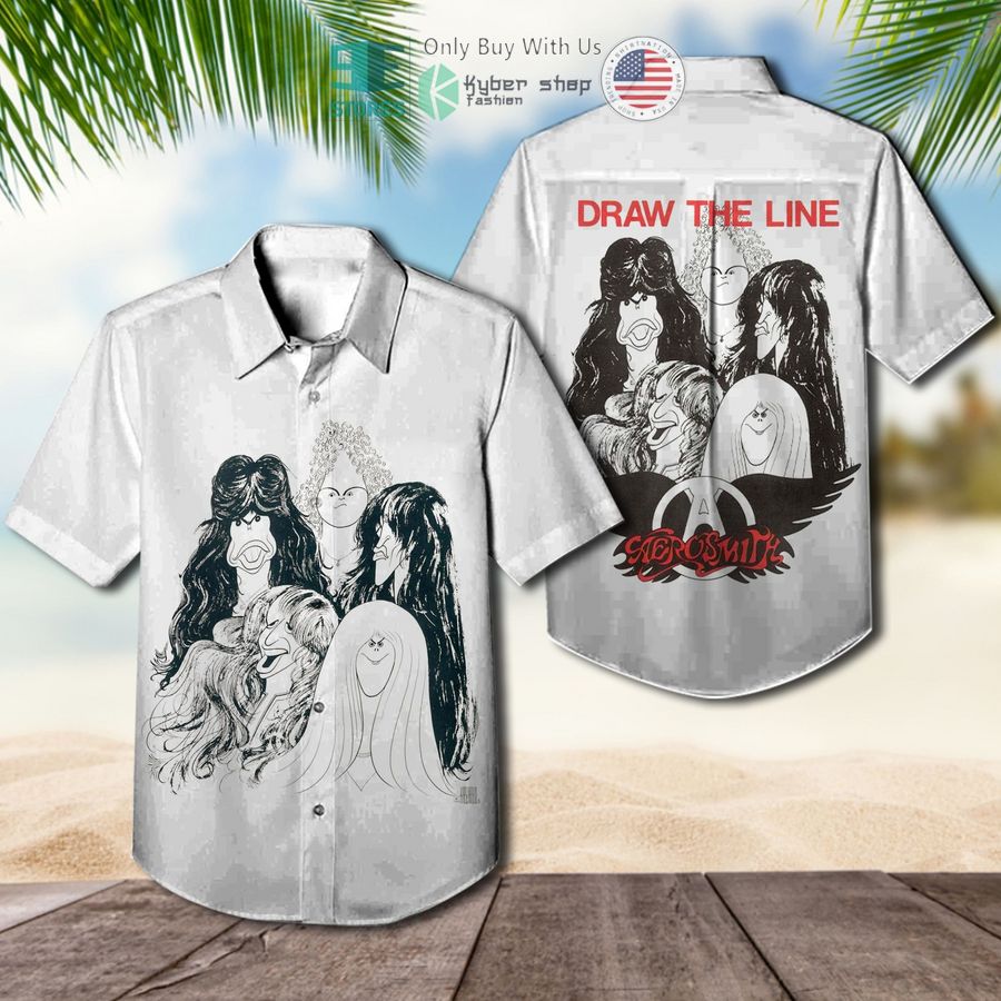 aerosmith band draw the line album cover hawaiian shirt 1 19728