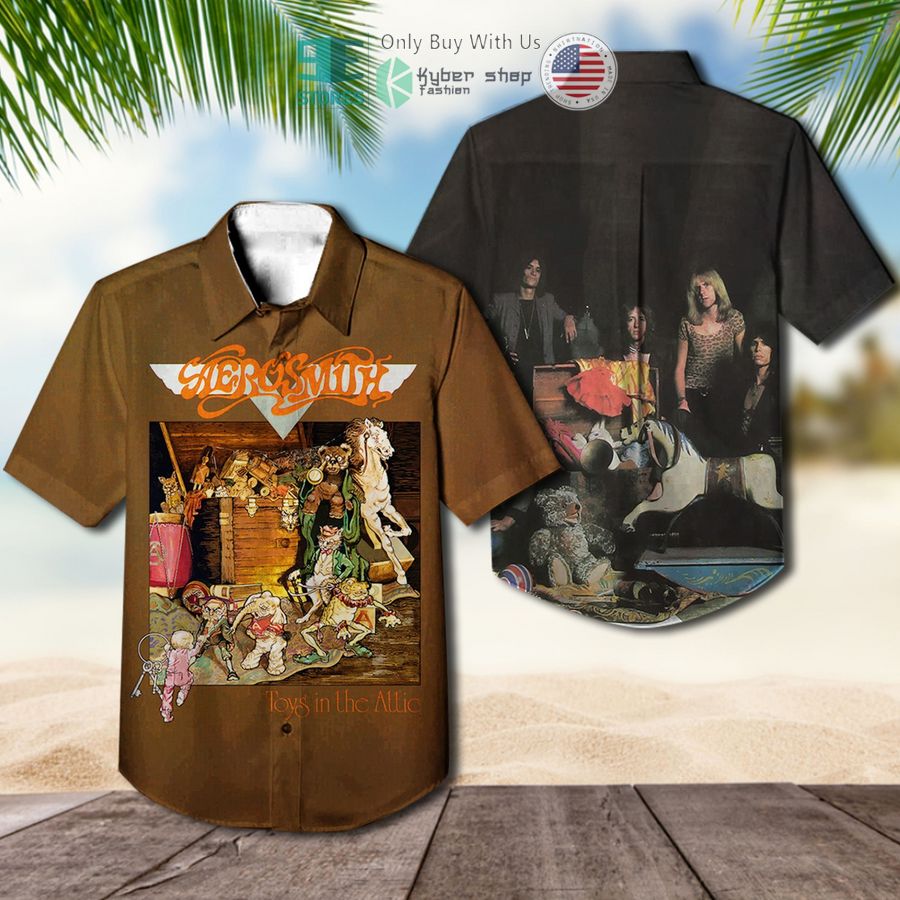 aerosmith band toys in the attic album cover hawaiian shirt 1 13182