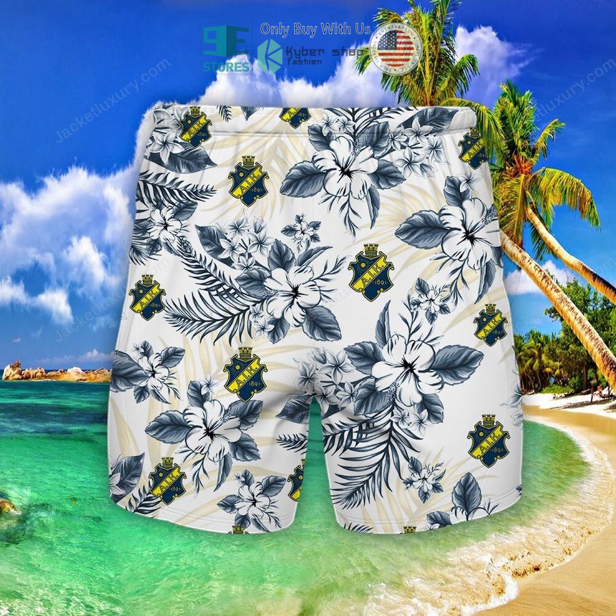aik fotboll flowers hawaiian shirt shorts 2 39087