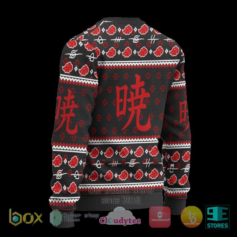 akatsuki naruto anime xmas ugly christmas sweater 2 51553