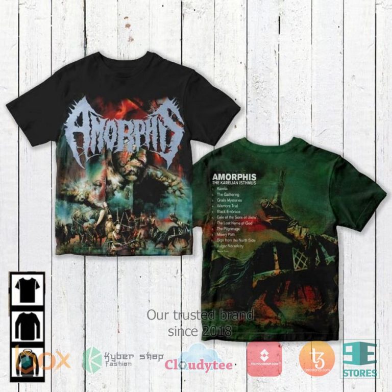 amorphis band the karelian isthmus album 3d t shirt 1 20823