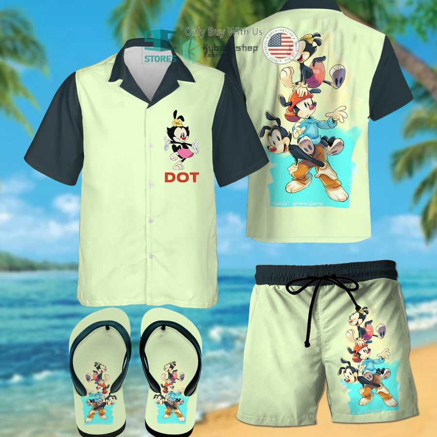 animaniacs dot hawaiian shirt shorts 1 63836