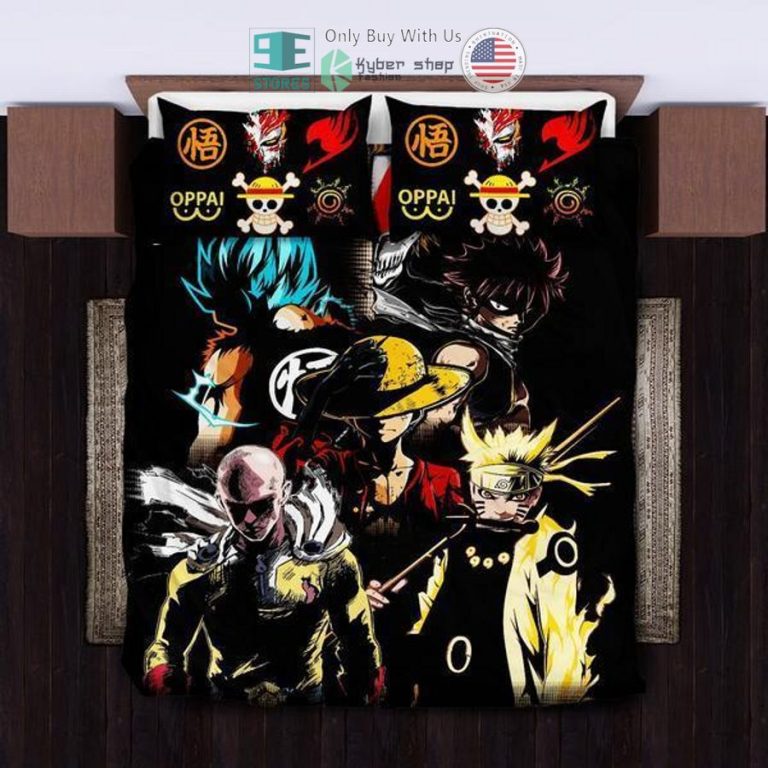 anime heroes characters bedding set 1 72442