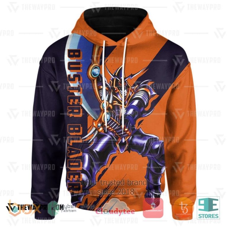 anime yu gi oh buster blader hoodie 2 74978