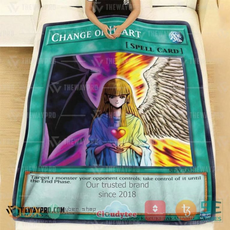 anime yu gi oh change of heart soft blanket 3 88396