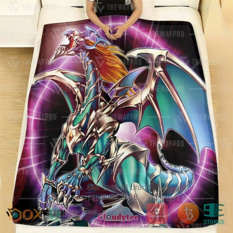 anime yu gi oh chaos emperor dragon envoy of the end soft blanket 2 72646