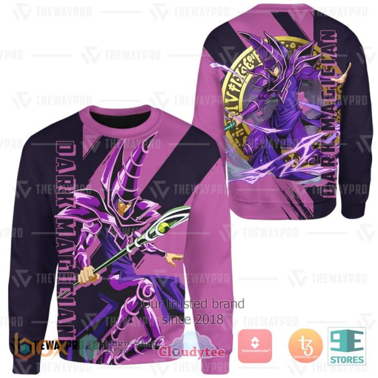 anime yu gi oh dark magician 3d sweatshirt sweater 2 74540