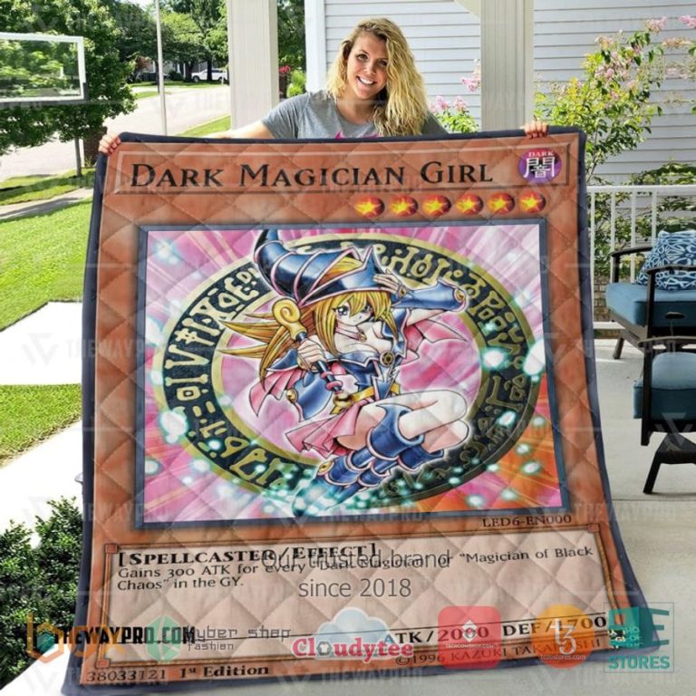 anime yu gi oh dark magician girl quilt 3 1794