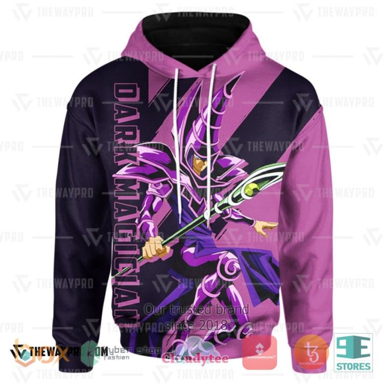 anime yu gi oh dark magician hoodie 2 73809