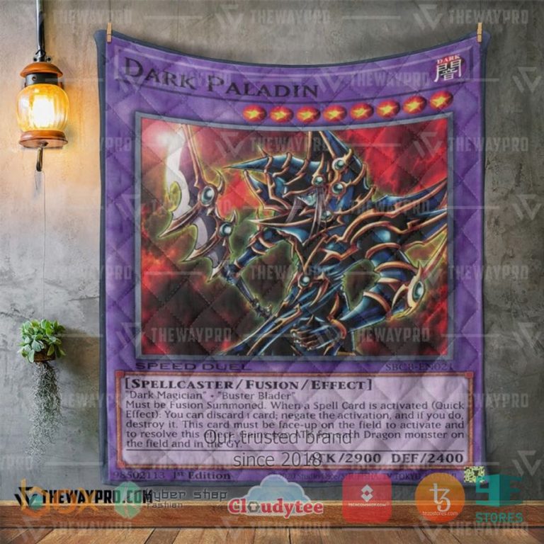 anime yu gi oh dark paladin card quilt 2 62562