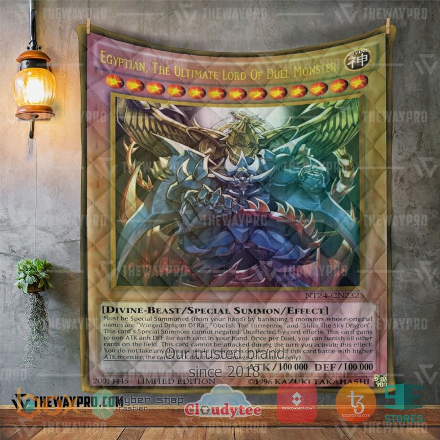anime yu gi oh egyptian the ultimate lord of duel monster quilt 2 45416