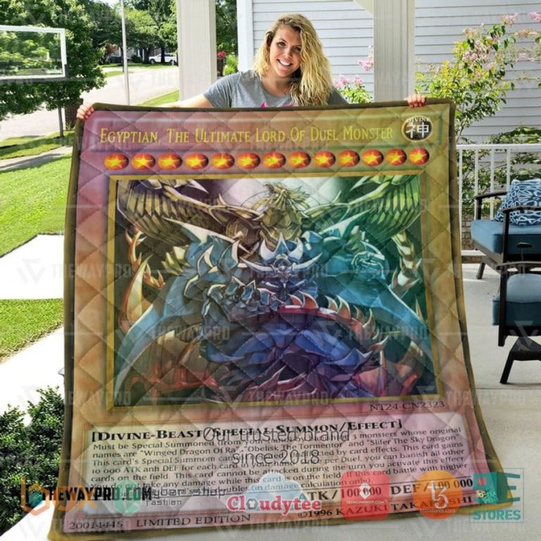 anime yu gi oh egyptian the ultimate lord of duel monster quilt 3 50305