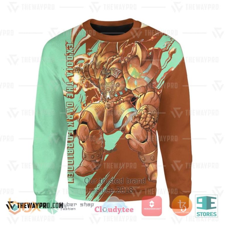 anime yu gi oh exodia the dark forbidden 3d sweatshirt sweater 1 29752