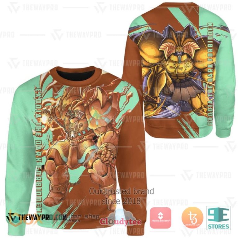 anime yu gi oh exodia the dark forbidden 3d sweatshirt sweater 2 69074