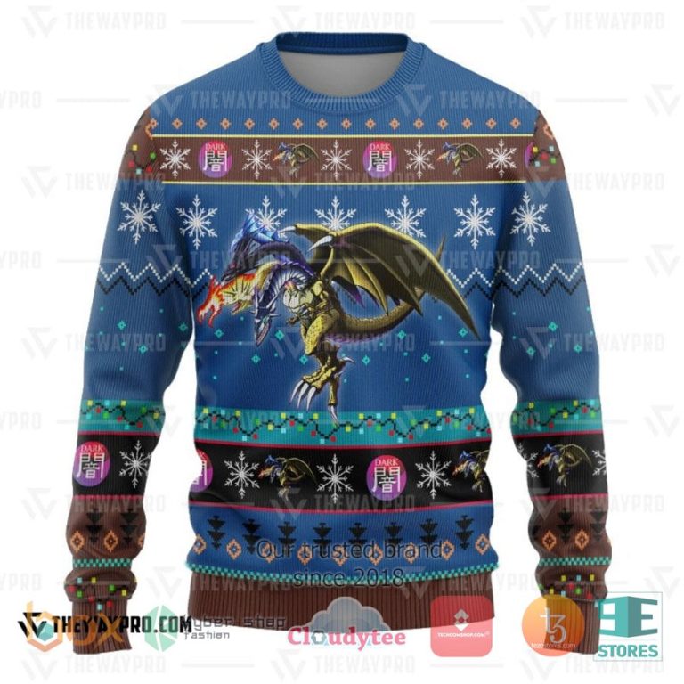 anime yu gi oh five headed dragon 3d sweatshirt sweater 3 10054