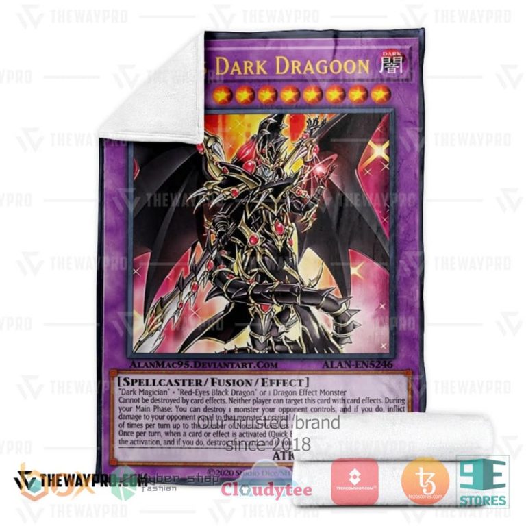 anime yu gi oh redeyes dark dragon soft blanket 3 88208