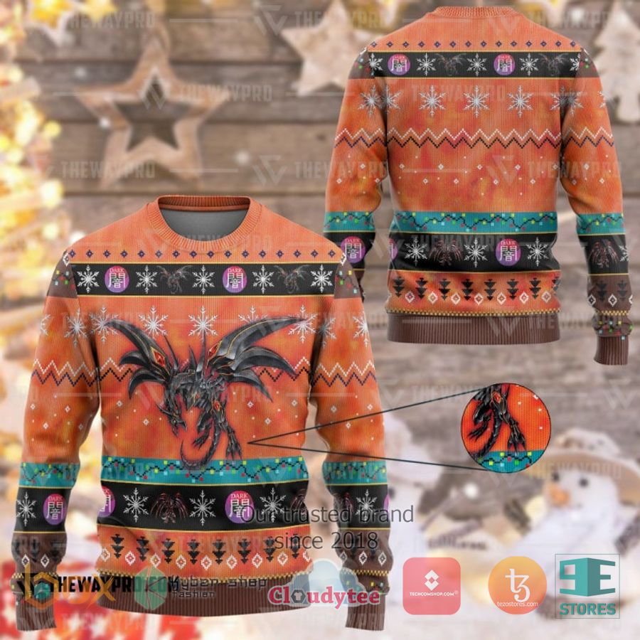 anime yu gi oh redeyes darkness metal dragon 3d sweatshirt sweater 1 96839