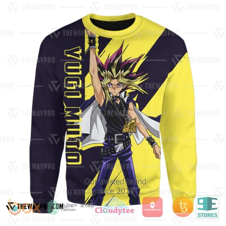 anime yu gi oh yugi muto 3d sweatshirt sweater 1 24059