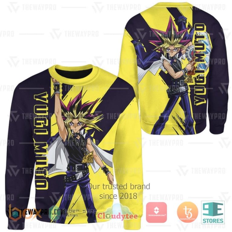 anime yu gi oh yugi muto 3d sweatshirt sweater 2 14507