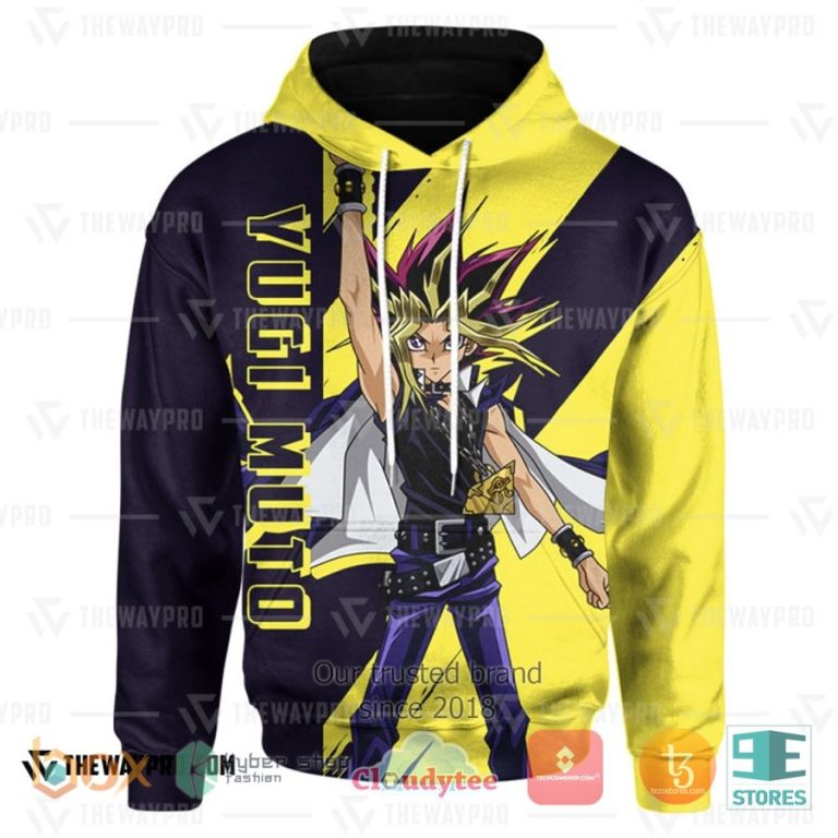 anime yu gi oh yugi muto hoodie 2 96140