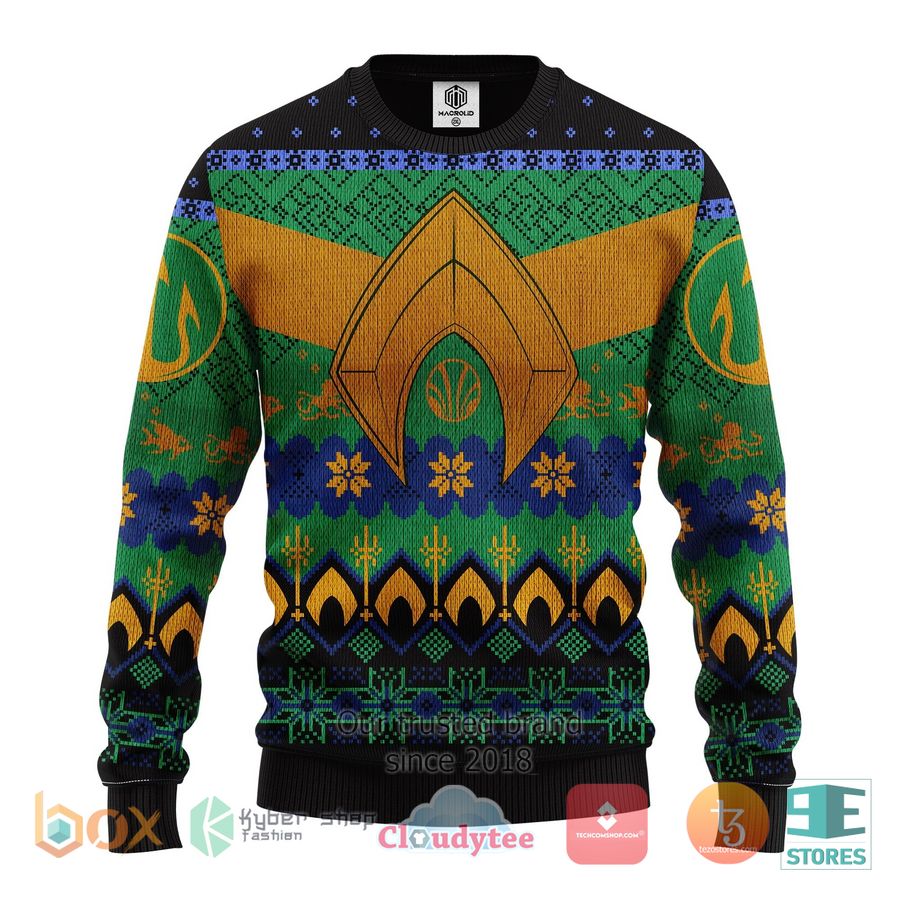 aquaman ugly christmas sweater 1 36653